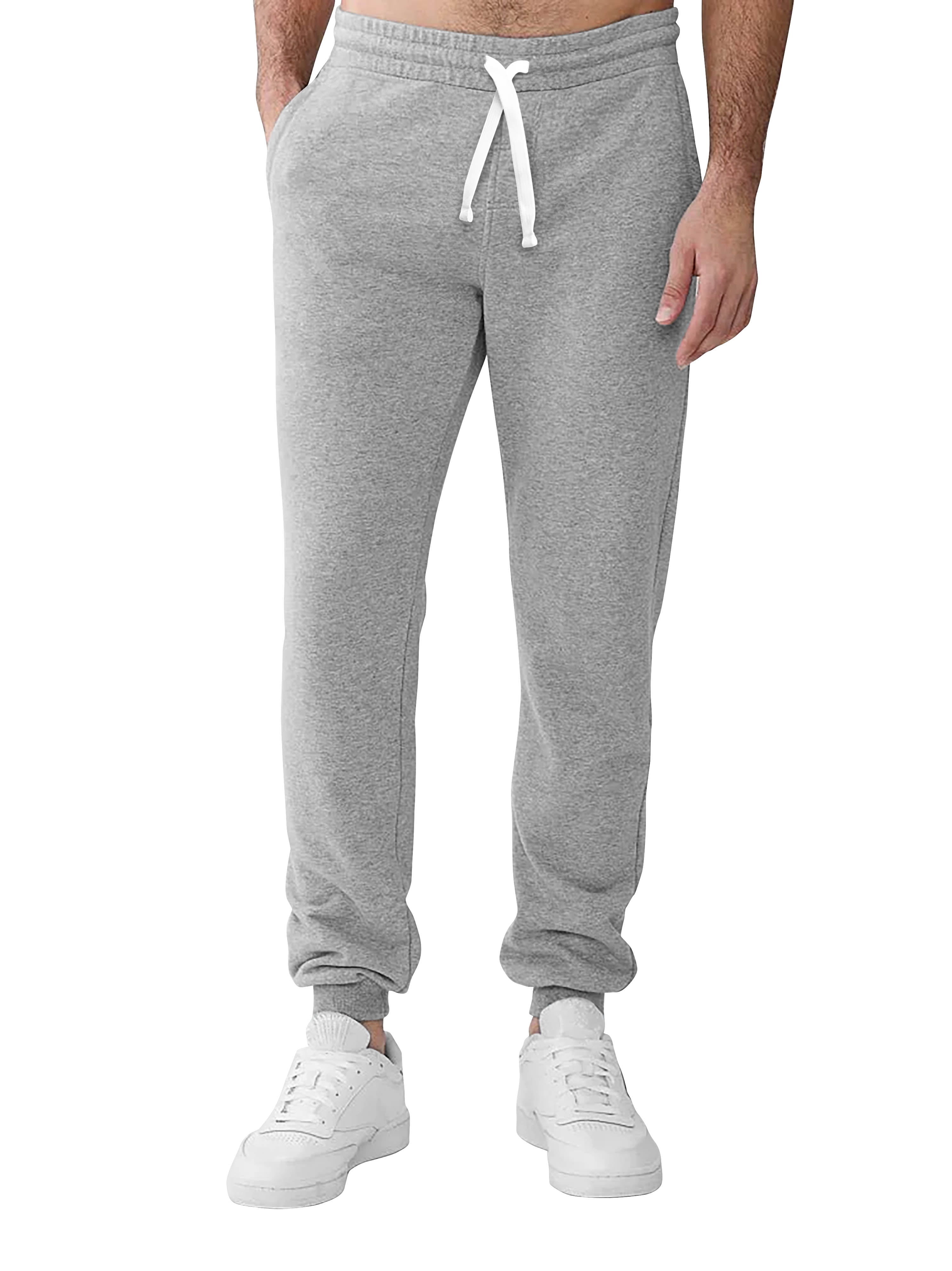 Sporty & Relaxed Men Jogger Pants - Mid Rise Drawstring