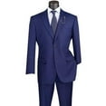 thumbnail image 1 of Mens Executive Suit Blue Regular Fit Comfort Waist Pants F-2C900, 1 of 1