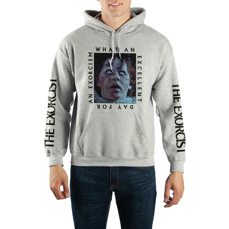 Mens Exorcist Hoodie Horror Movie Merchandise Small