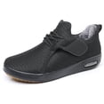 thumbnail image 1 of Mens Extra Wide Slip On Shoes, Breathable Knit Upper Air Cushion Sole Non Slip Casual Sneakers for Wide Feet Swollen Feet, 1 of 6