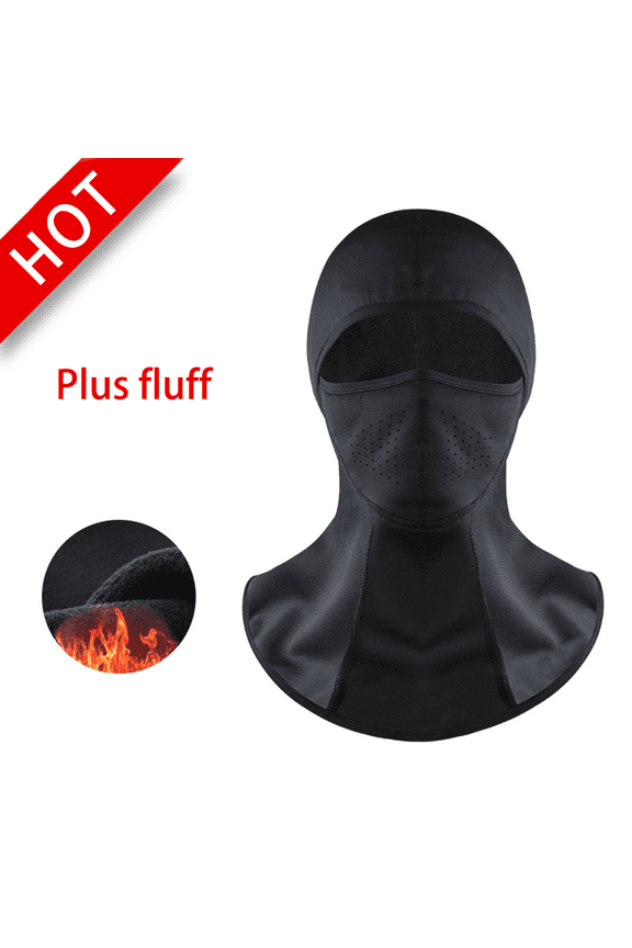 Mens Extreme Cold Weather Full Face Mask - Winter Ski Mask Balaclava - Snow Head Gear for Construction, Working, Motorcycle, Snowmobile, Snowboard & Skiing. Fits Under Helmets