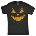 thumbnail image 1 of Mens Eyebrows Earl Pumpkin T Shirt Funny Halloween Jack O Lantern Evil Smile Tee for Guys Graphic Tees, 1 of 7
