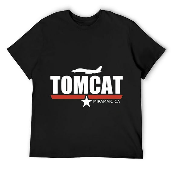Mens F14 Tomcat Shirts & Navy Fighter Gifts F-14 Tomcat Short Sleeve T-Shirt Black