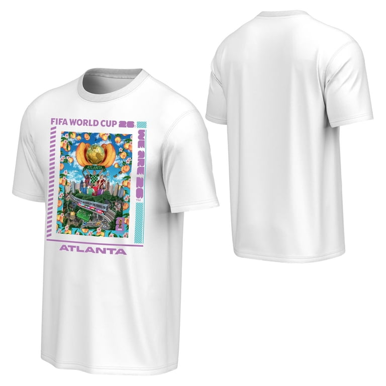 FIFA World Cup 2026 Men's Host City Poster Tee - Atlanta - Walmart.com