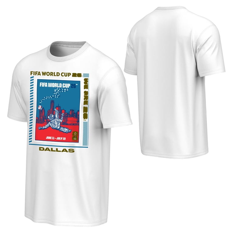 FIFA World Cup 2026 Men's Host City Poster Tee - Dallas - Walmart.com