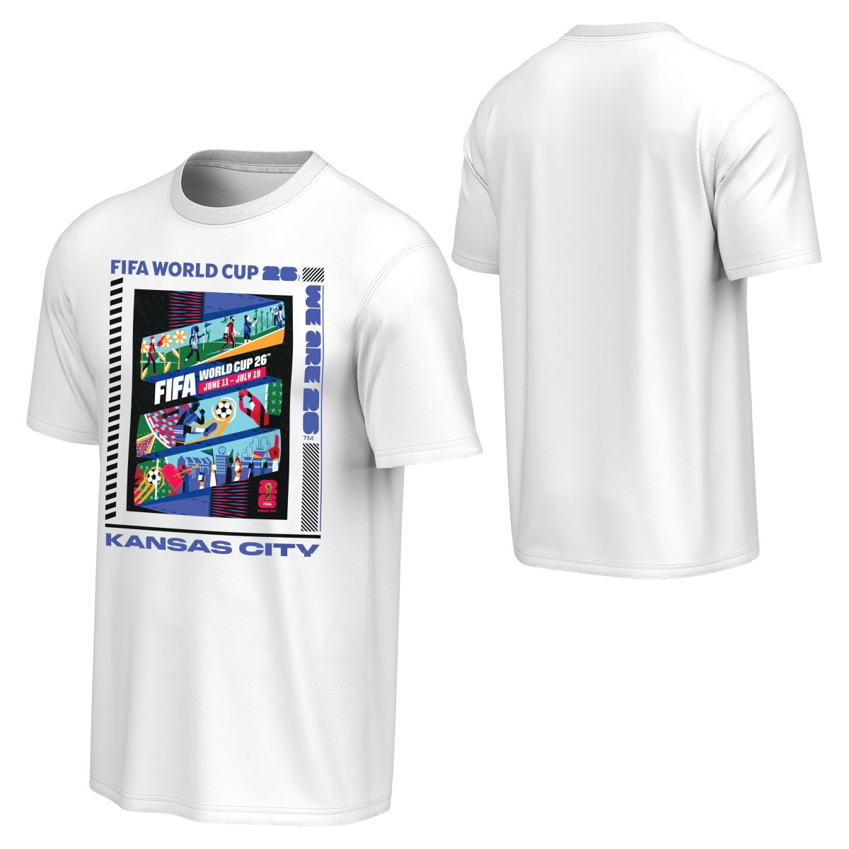 FIFA World Cup 2026 Men's Host City Poster Tee - Kansas City
