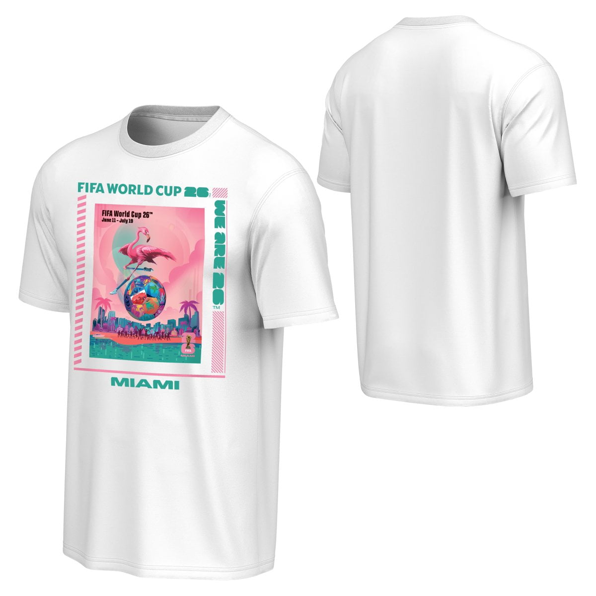【FIFA Worlld Cup 2026】T-Shirts2枚&エコバッグ FIFA World Cup 2026 Men's Host City Poster Tee - Atlanta - Walmart.com