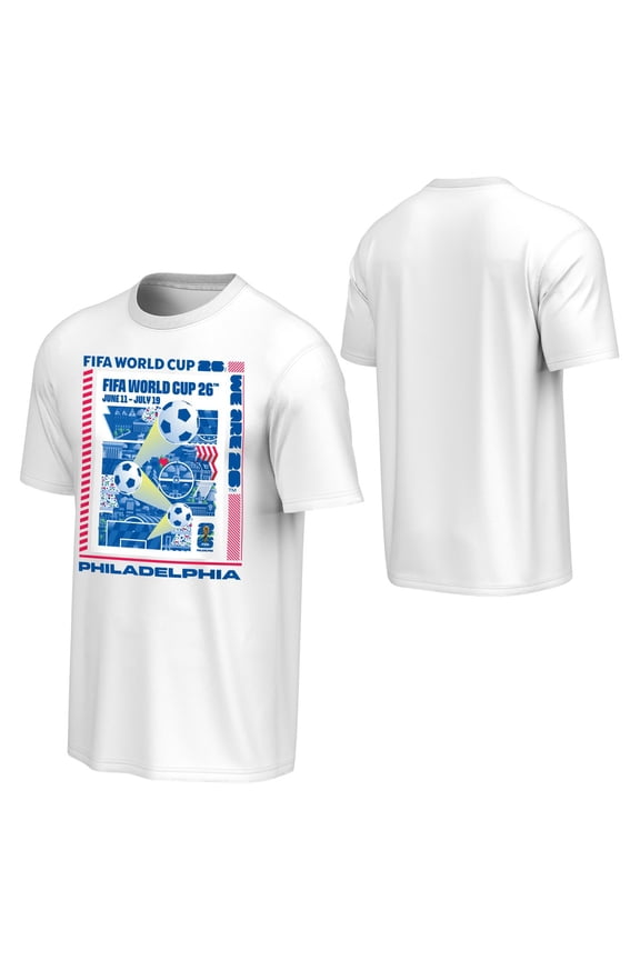 FIFA World Cup 2026 Men's Host City Poster Tee - Philadelphia