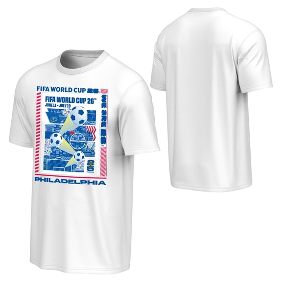 FIFA World Cup 2026 Men's Host City Poster Tee - Philadelphia