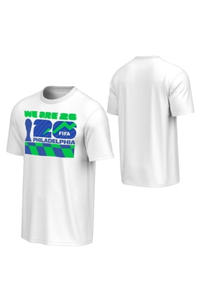 FIFA World Cup 2026 Men's White Host City Block Tee - Philadelphia