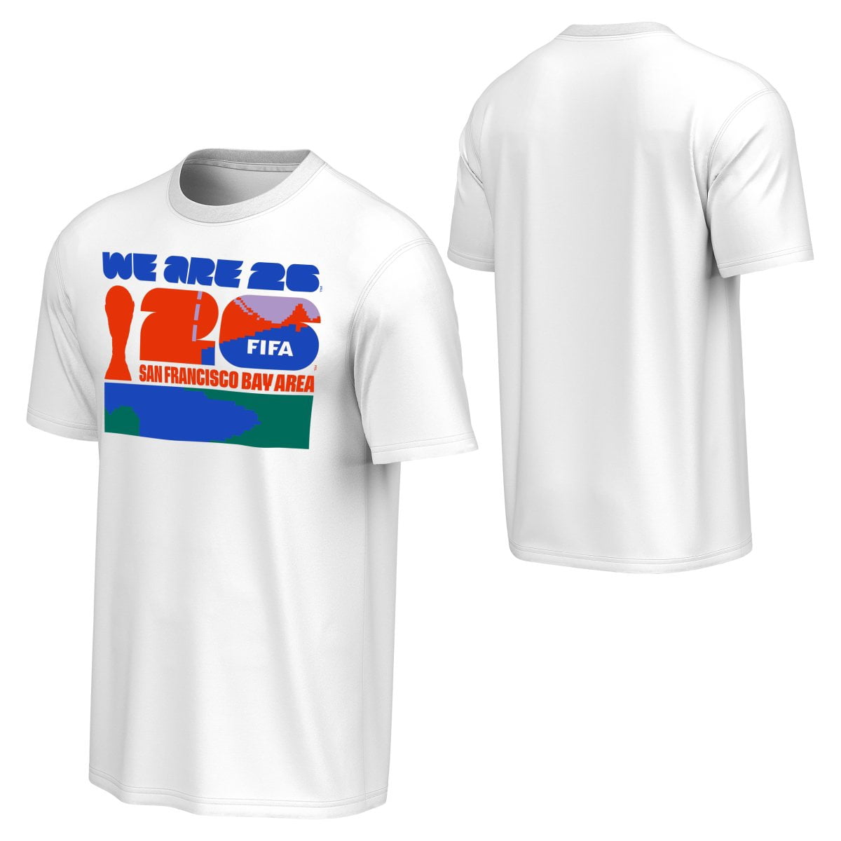 FIFA World Cup 2026 Men's White Host City Block Tee - Houston