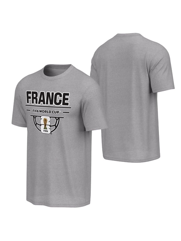 FIFA World Cup 2026 Men's Gray France Soccer Ball Tee