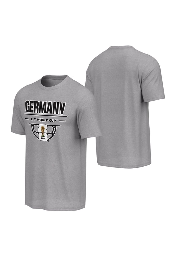 FIFA World Cup 2026 Men's Gray Germany Soccer Ball Tee