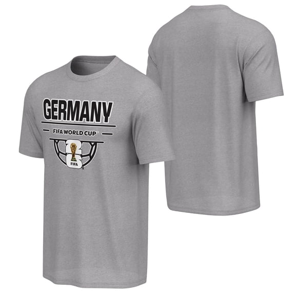 FIFA World Cup 2026 Men's Gray Germany Soccer Ball Tee