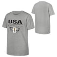 thumbnail image 1 of FIFA World Cup 2026 Men's Gray USA Soccer Ball Tee, 1 of 3