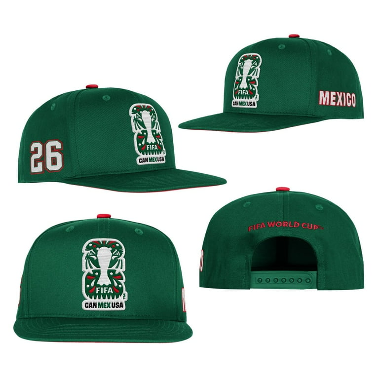 FIFA World Cup 2026 Men's Green Mexico FIFA 26 Flat Brim Snapback