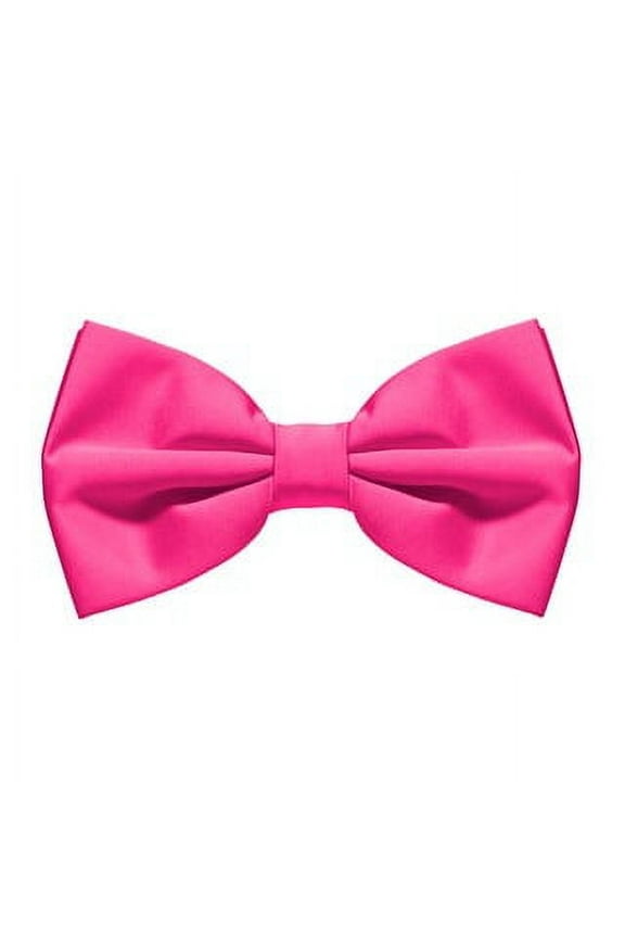 Mens FUCHSIA Pre-Tied Bow Tie Hot Pink Wedding Prom Groomsmen Party