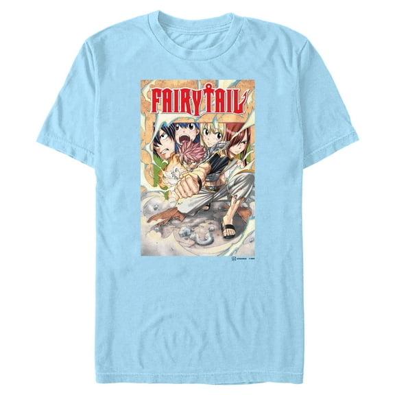 Mens Fairy Tail Team Cover T Shirt