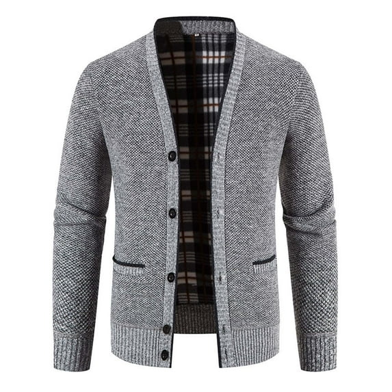 Mens Fall Cardigan Sweaters, Long Sleeve Shirts for Men Lightweight Casual Knitted Open Front Button Down Cardigans Coats Big & Tall M-4XL
