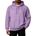 thumbnail image 1 of Mens Fall Hoodie Pullover Drawstring Pocket Winter Warm Pullover Adjustable Drawstring Hood, Kangaroo Pocket, Regular Fit S-3XL, 1 of 4