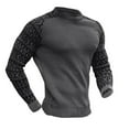 thumbnail image 1 of Mens Fall Sweater Waffle Knit Crewneck Pullover Lightweight Long Sleeve Dress Sweater Dark Gray XXXL, 1 of 5