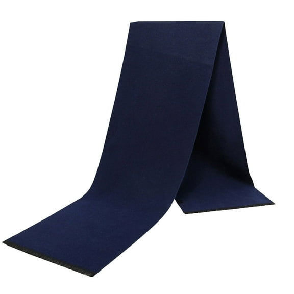 Mens Fall Winter Scarf Woolen Classic Solid Color Thicken Thermal Warm Long Scarves for Gifts