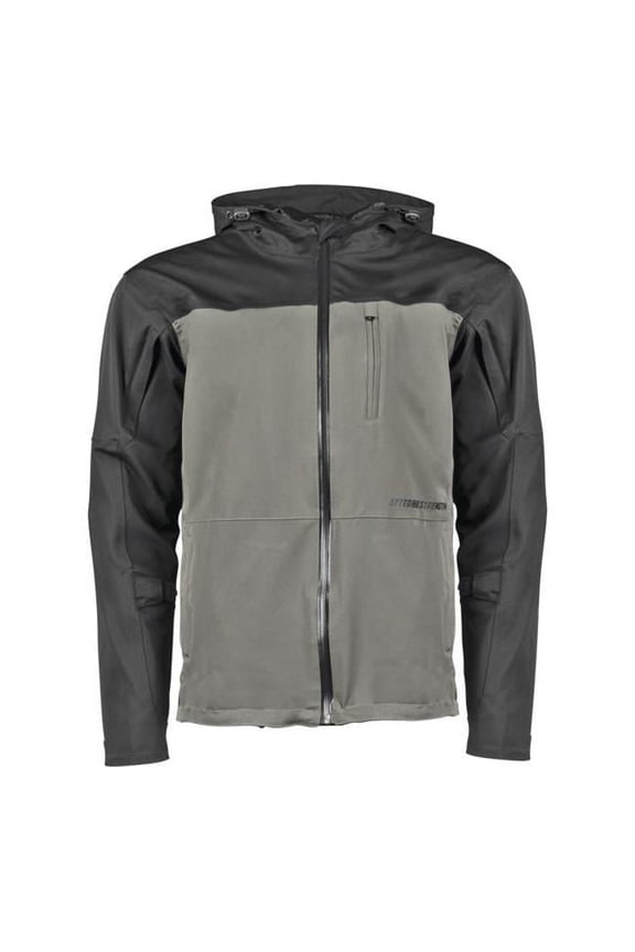 Mens Fame & Fortune Textile Jacket, Black & Olive - Extra Large