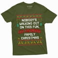 thumbnail image 1 of Mens Family Christmas Movie Inspired Funny Tee Shirt Popular Culture Old Fashioned Christmas Tee (X-Large Military Green), 1 of 6