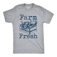 thumbnail image 1 of Mens Farm to Table Fresh T Shirt Cute Vegetables Farmers Market Tee Graphic Tees, 1 of 9