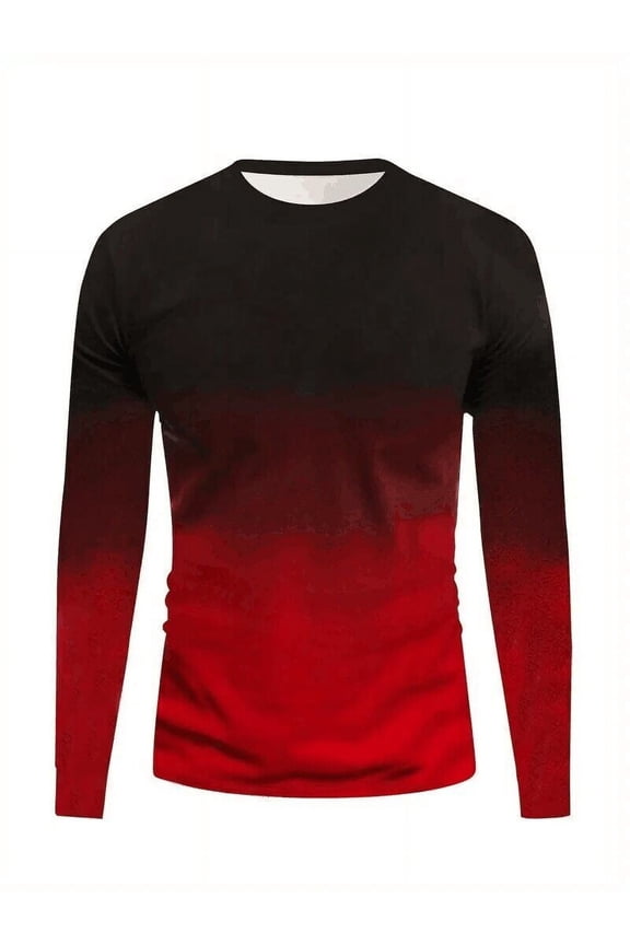 Mens Fashion Black Red Color Block Soft Streetwear s