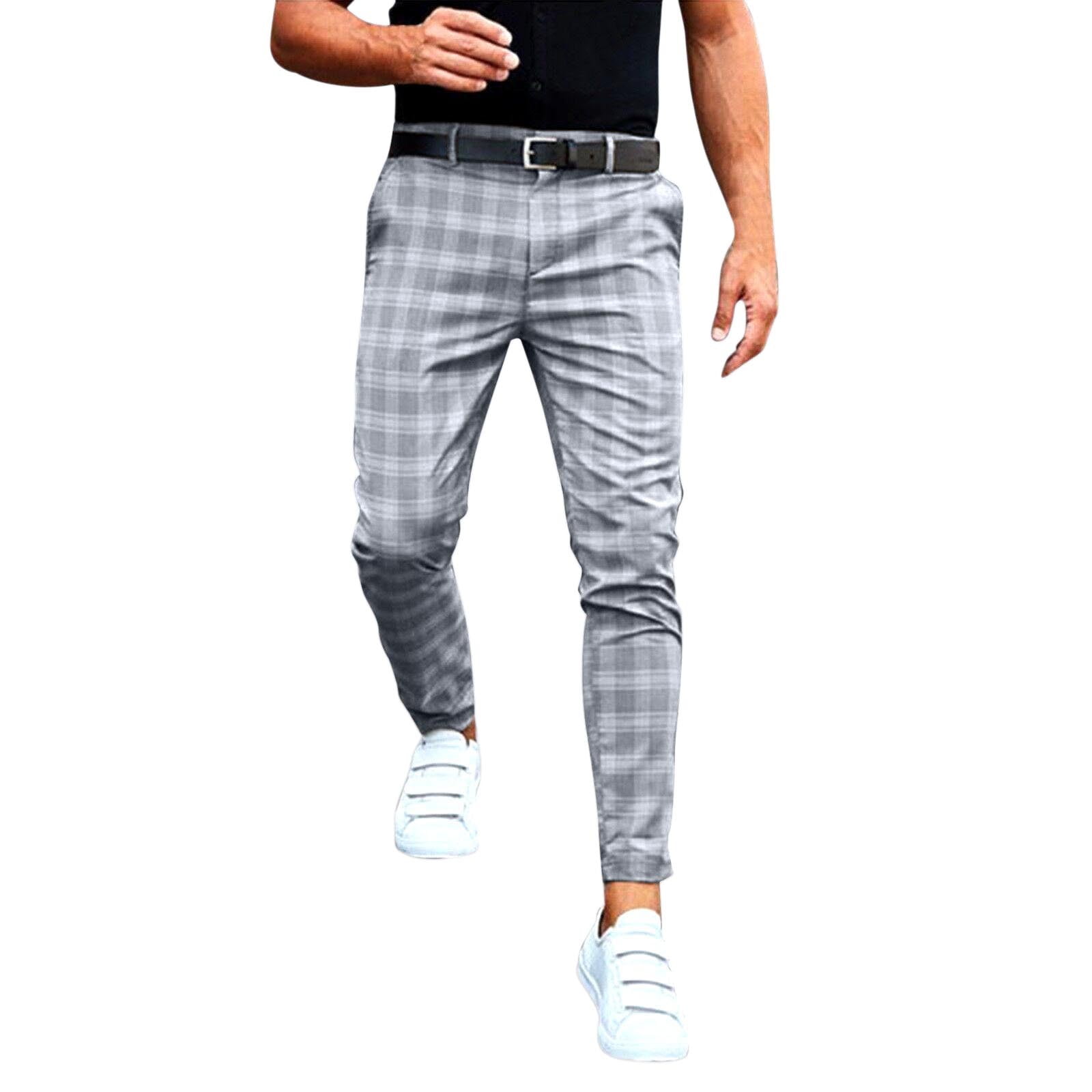 Men Pants Casual Fashion Plus Size Loose Elastic Waist Jeans Men Pants Casual Fashion Plus Size Loose Elastic Waist Jeans