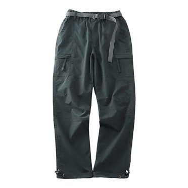 Mens Fashion Casual Pocket Zipper Buckle Male Cargo Pants Outdoor Pants Tooling Pants