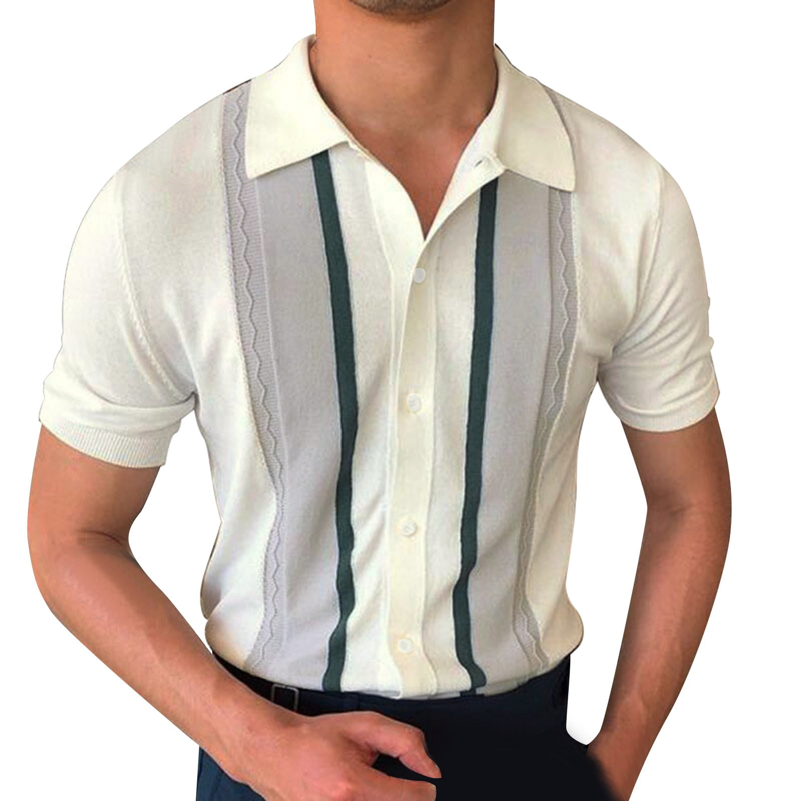 Men's short sleeve cardigans hot sale