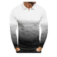 thumbnail image 1 of Mens Fashion Henley Shirts Long Sleeve Button Cotton T-Shirt Crewneck Sweatshirts Casual Slim Fit Tops Comfy Basic Shirts Lightweight Pullover Workout Shirt, 1 of 3