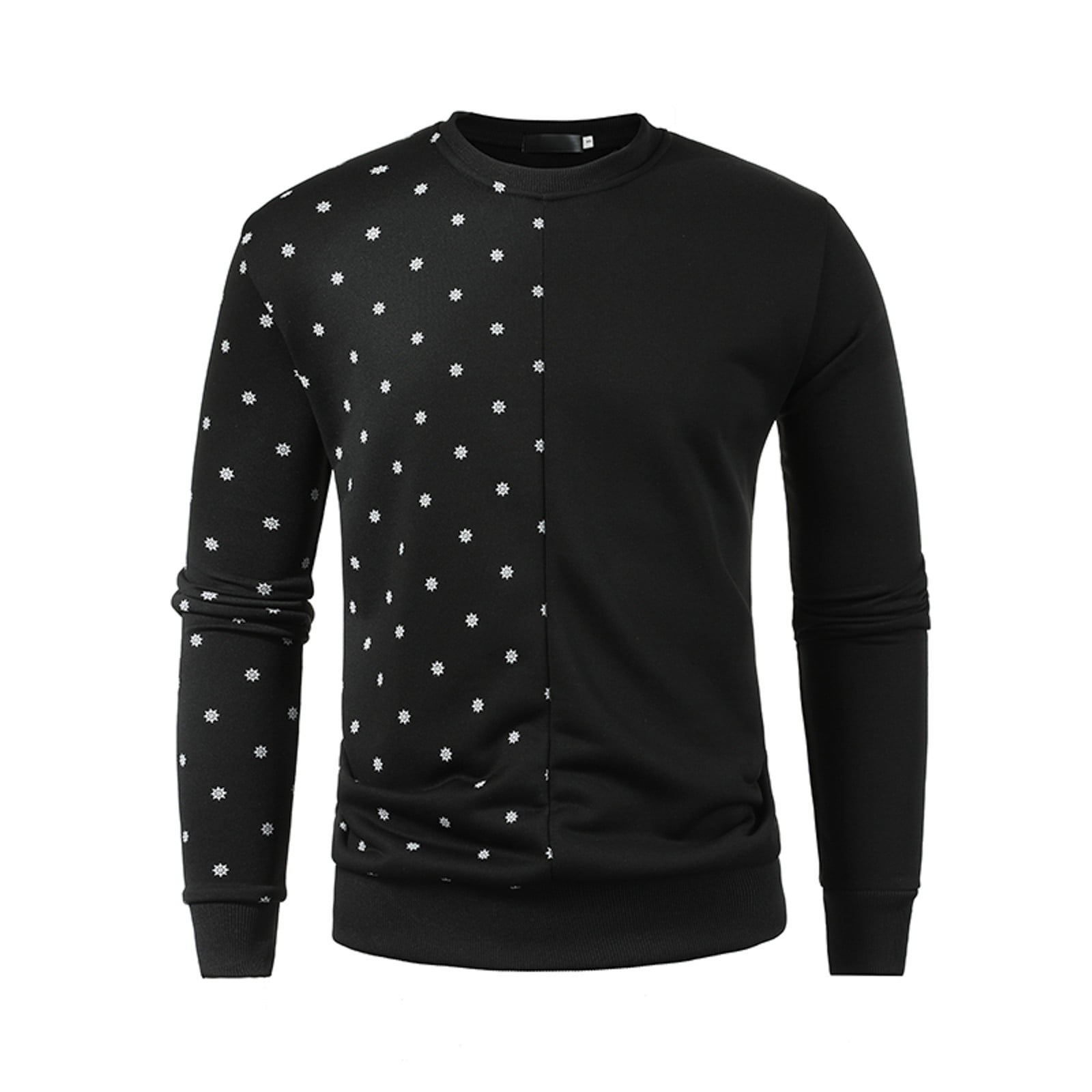Black jumper with white collar cheap mens