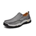 thumbnail image 1 of Mens Fashion Loafers Outdoor Casual Hiking Shoes Lightweight Non-slip Driving Shoes Daily Office Shoes Gray 10.5 US, 1 of 7