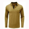 thumbnail image 1 of Mens Fashion Shirts Cotton Classic Long Sleeve Thermal Button Shirt with Pocket, 1 of 5