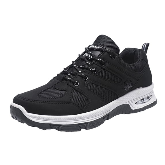 Mens Fashion Sneakers Men's Sneakers Outdoor Mountaineering Anti Slip Men's Casual Shoes and Sports Shoes Male Shoes(Black,8)