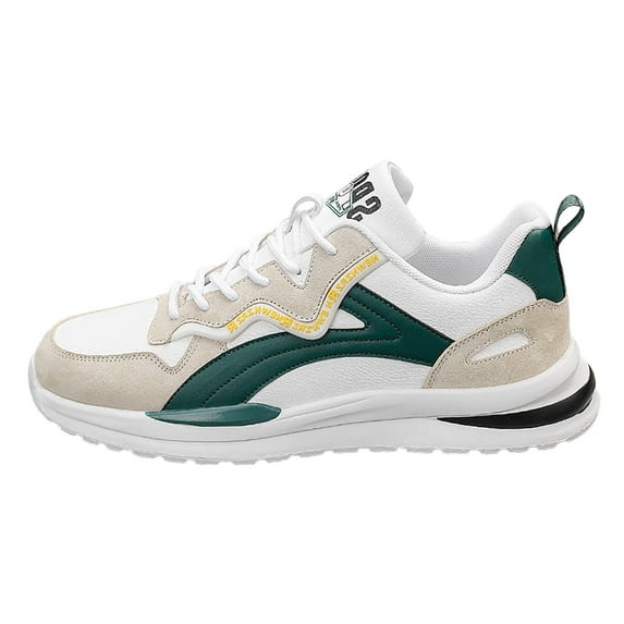 Mens Fashion Sneakers Trendy Casual Lace up Low Top Loafers Non-Slip Memory Foam Insole Shoes for Men