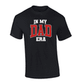 thumbnail image 1 of Mens Father's Day Funny In My Dad Era Humorous Mens Short Sleeve T-Shirt-Black-Large, 1 of 1