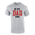 thumbnail image 1 of Mens Father's Day Funny In My Dad Era Humorous Mens Short Sleeve T-Shirt-Sport Grey-4X-Large, 1 of 1