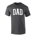 thumbnail image 1 of Mens Father's Day Grunge Distressed Dad Cool Mens Short Sleeve T-Shirt-Heather Grey-XX-Large, 1 of 1