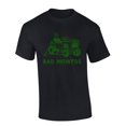 thumbnail image 1 of Mens Fathers Day Tshirt Bad Mowfos Lawn Mower Dad Funny Short Sleeve T-shirt-Black-medium, 1 of 1