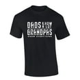 thumbnail image 1 of Mens Fathers Day Tshirt Dads Know A Lot Grandpas Know Everything Funny Short Sleeve T-shirt-Black-xxl, 1 of 1