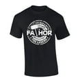 thumbnail image 1 of Mens Fathers Day Tshirt Fathor Superhero Dad Legend Funny Short Sleeve T-shirt-Black-6xl, 1 of 1