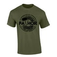 thumbnail image 1 of Mens Fathers Day Tshirt Fathor Superhero Dad Legend Funny Short Sleeve T-shirt-Military Green-xxxl, 1 of 1