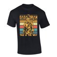 thumbnail image 1 of Mens Fathers Day Tshirt The Dadalorian Funny Short Sleeve T-shirt-Black-4xl, 1 of 1