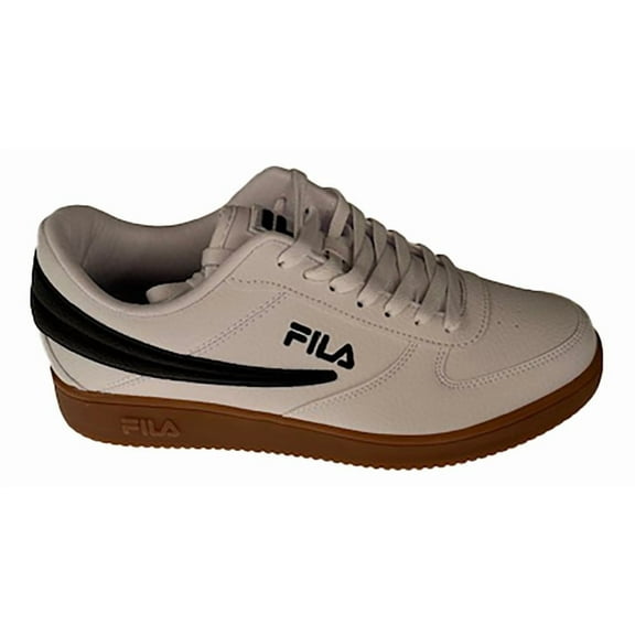 Mens Fila A-Low Shoe Size: 10.5 White - Black - Gum Basketball