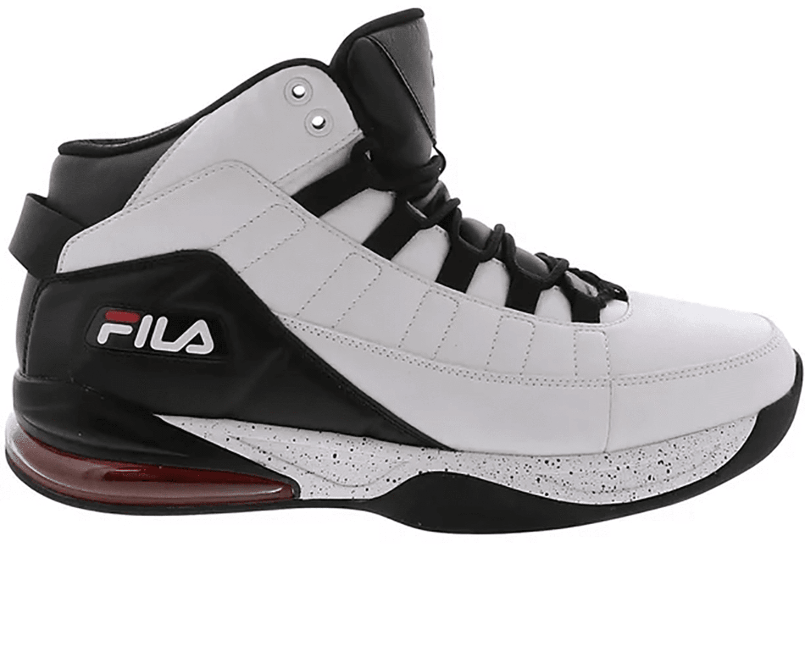 Mens Fila ACTIVISOR VIZ Shoe Size: 11 White - Black - Red Basketball