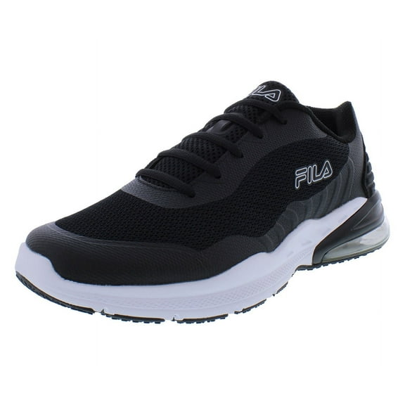 Mens Fila Acumen Viz 2 Shoe Size: 9 Black - White - Metallic Silver Fashion Sneakers